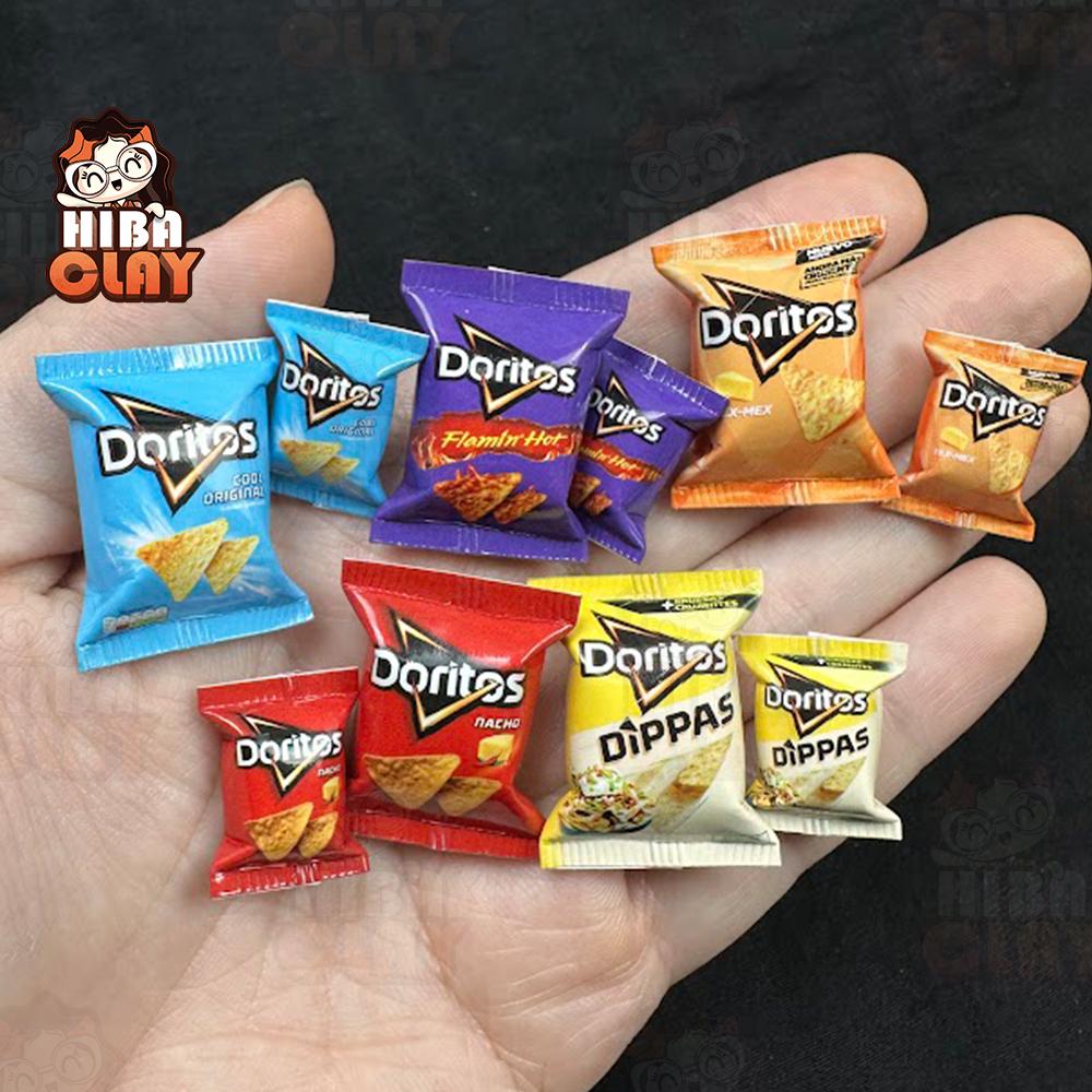 Dollhouse Miniatures Party Size Chip Bags Miniature Snacks Realistic ...