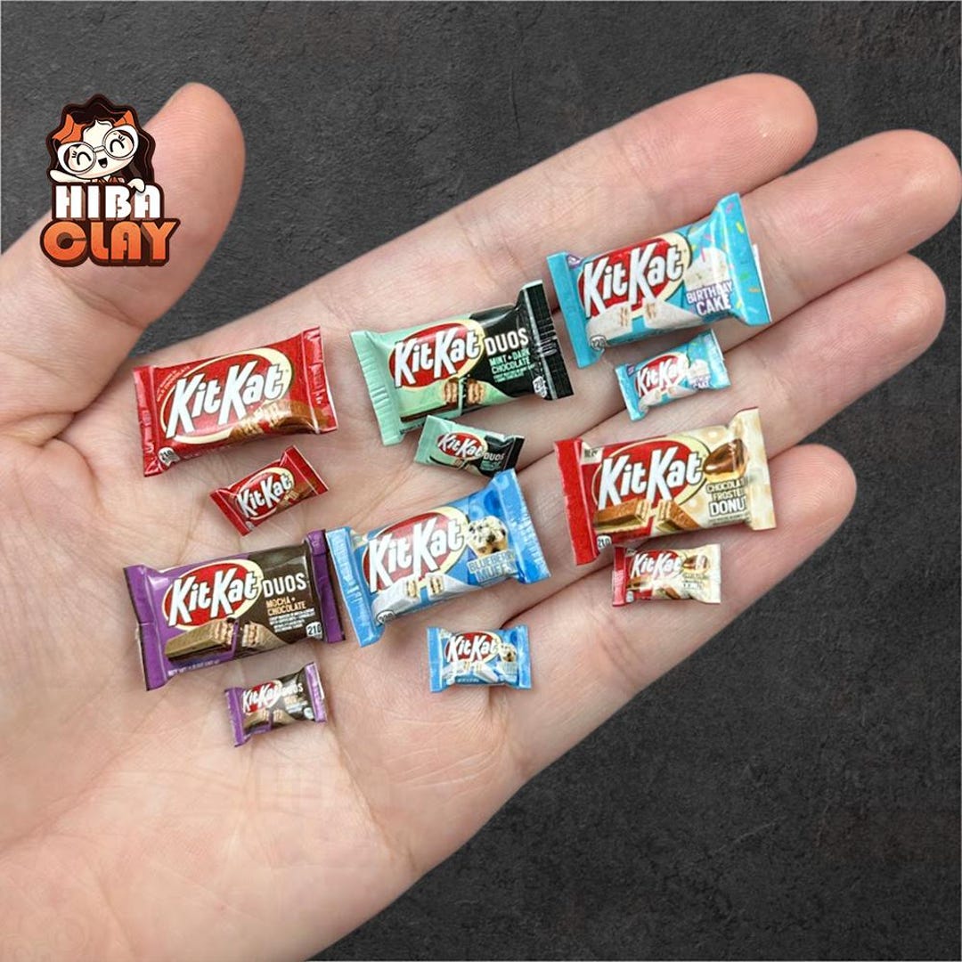 Small Objects Candy Dollhouse Miniature Chocolate Candy Pack Code 03, Realistic Mini Food ...