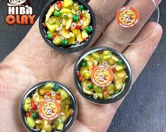 Dollhouse Miniature Food , Chilli Lemongrass Chicken Legs (1:6 Scale) , Polymer Clay Kitchen Decor