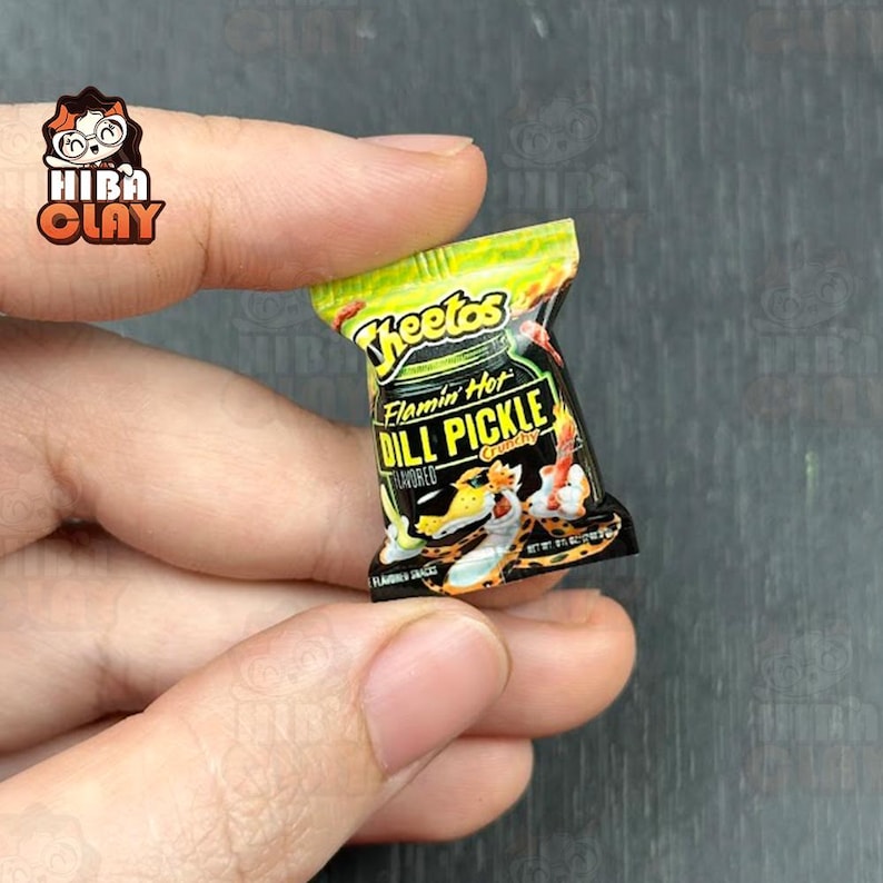 Dollhouse Miniatures Party Size Chip Bags Miniature Snacks Realistic ...