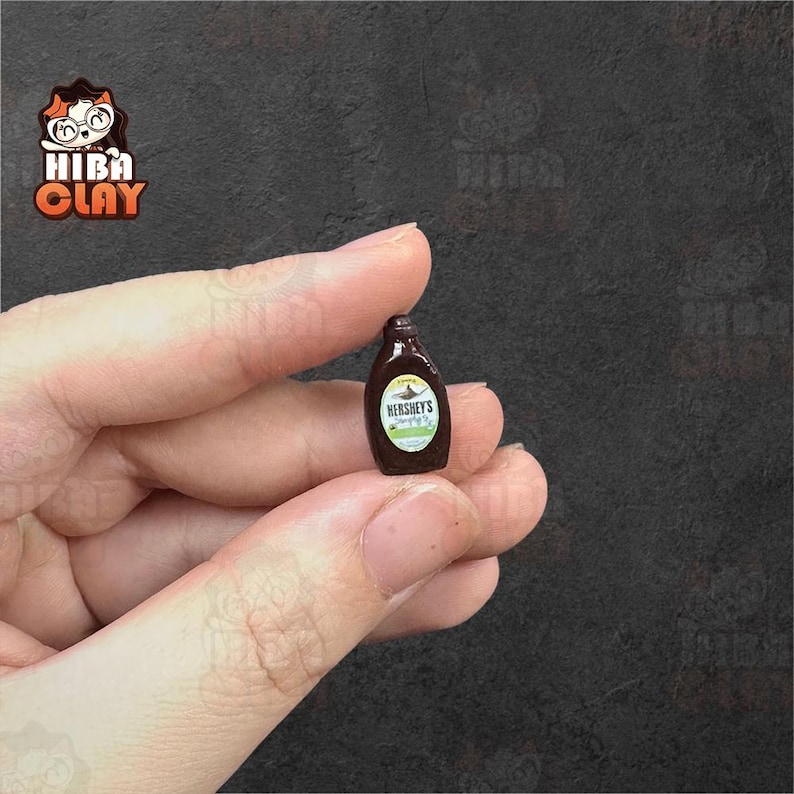 Handmade Dollhouse Miniature Syrup Bottle, Realistic Mini Kitchen Decor 1:12 & 6 Scale A 1:12