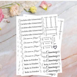 Candle tattoo mourning memorial candle template PDF | In loving memory | Rest in peace candle motif DIY print template decorative candle foil