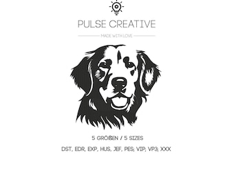 Diseño de bordado de cabeza de perro, diseño de bordado de Labrador negro, diseño de bordado de Retriever, diseño de bordado de cabeza de perro, diseño de bordado de Golden Retriever, diseño de bordado pequeño