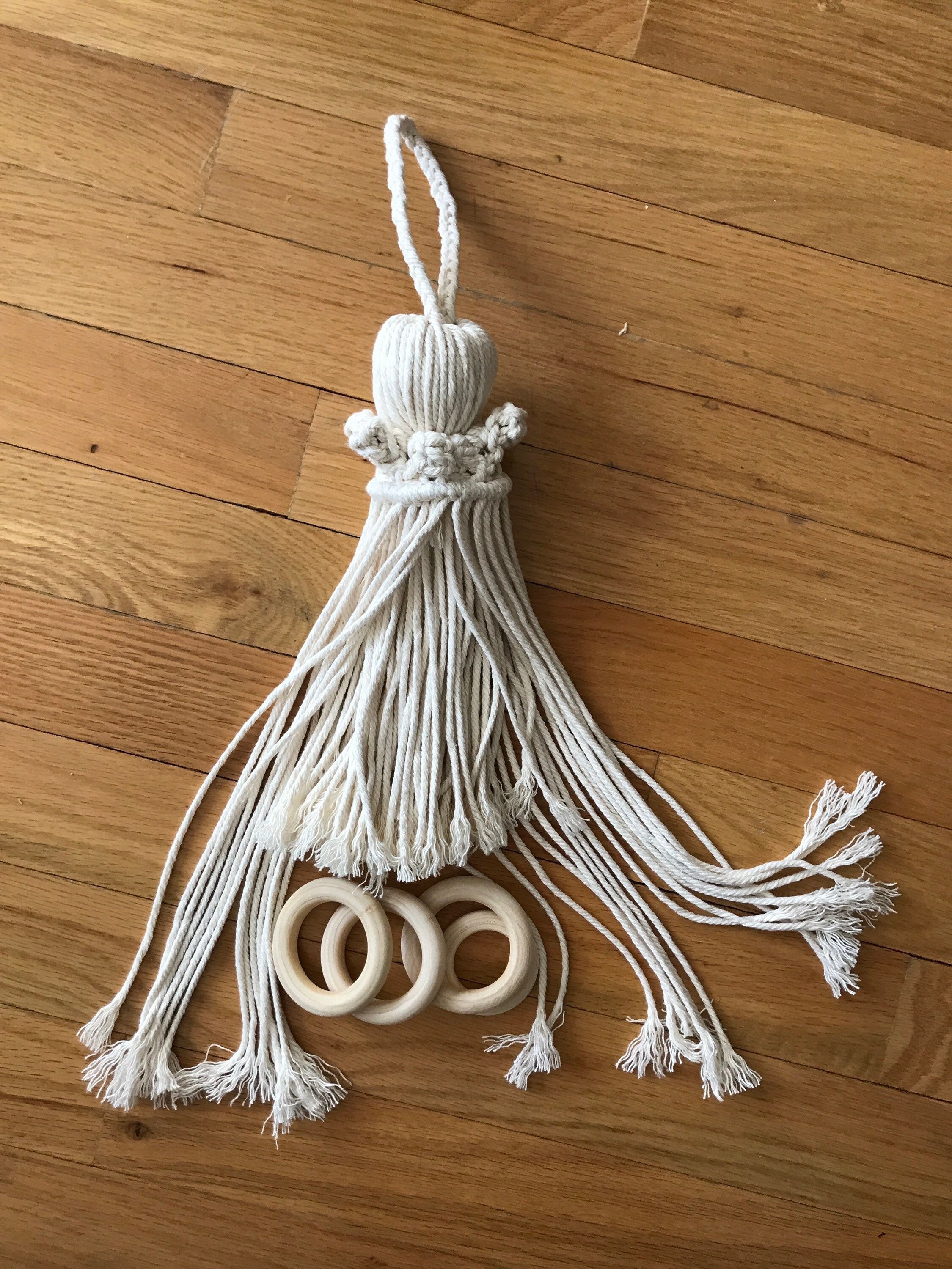 Door knob hanger decoration/ curtain tie back/ handcrafted two Etsy