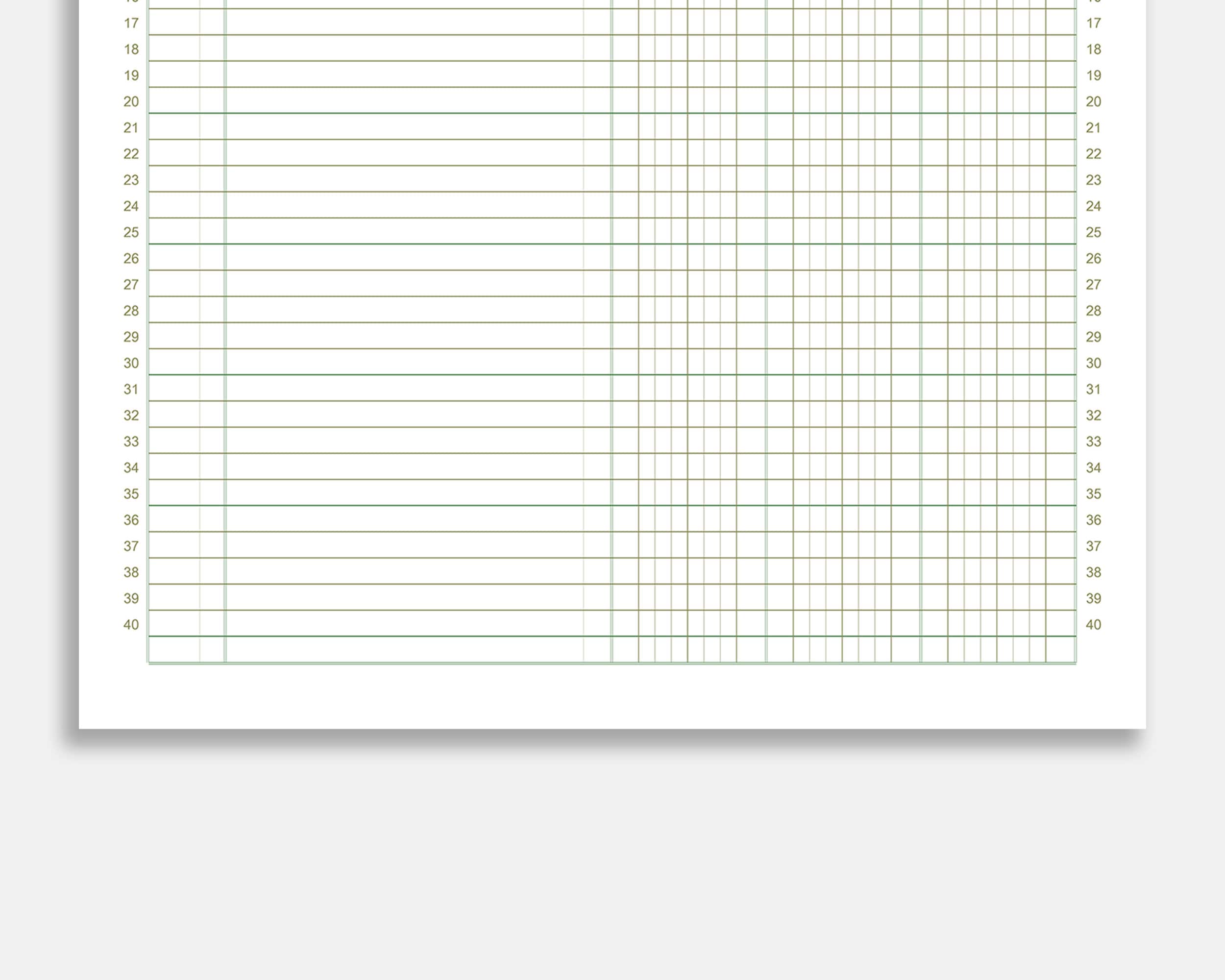 Printable Columnar Paper Accounting Ledger Digital Ledger Etsy Printable Columnar Paper Accounting Ledger Digital Ledger Etsy