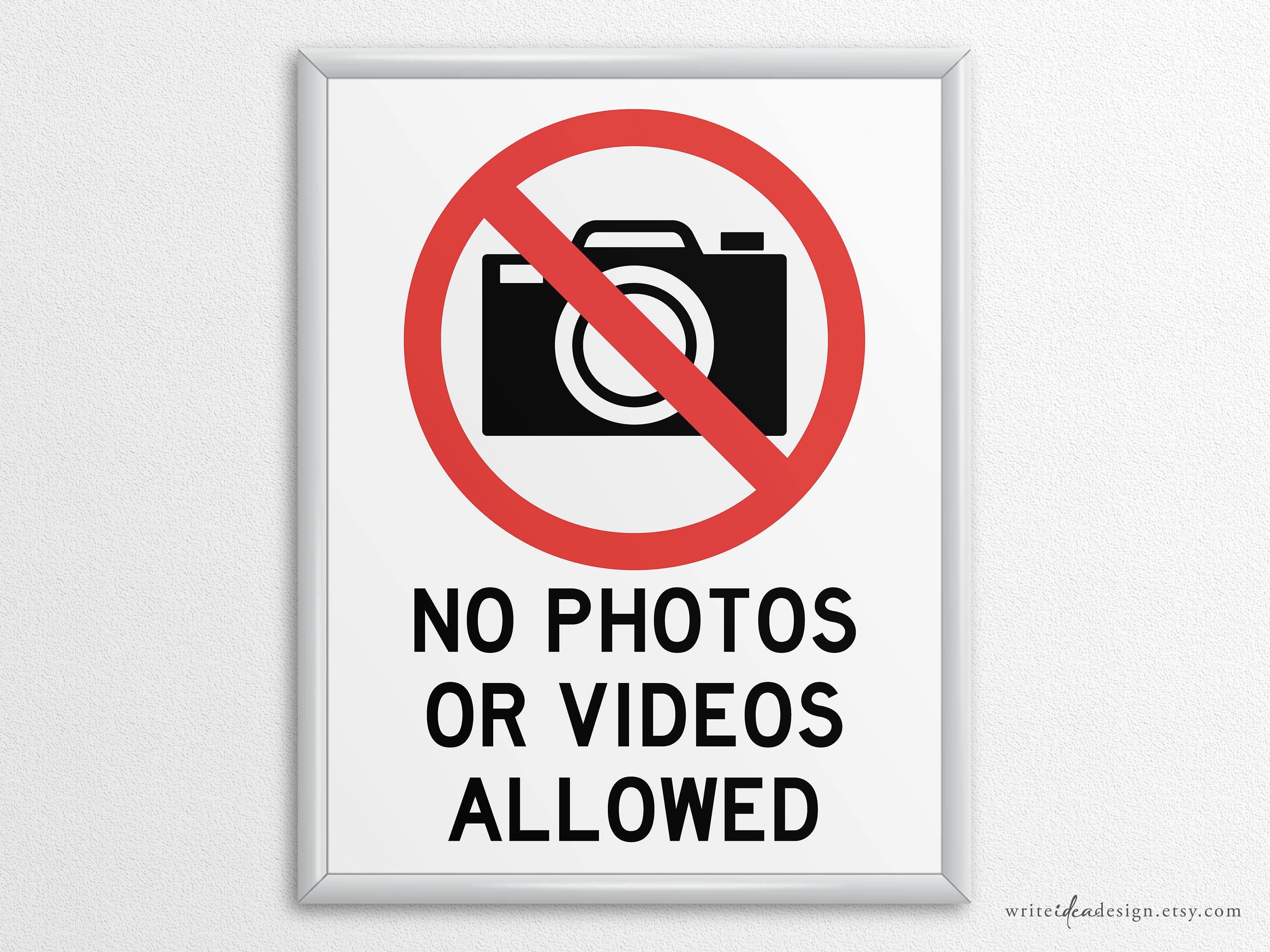 Goodvia Cartello per videosorveglianza, autoadesivo, 12 x 12 c