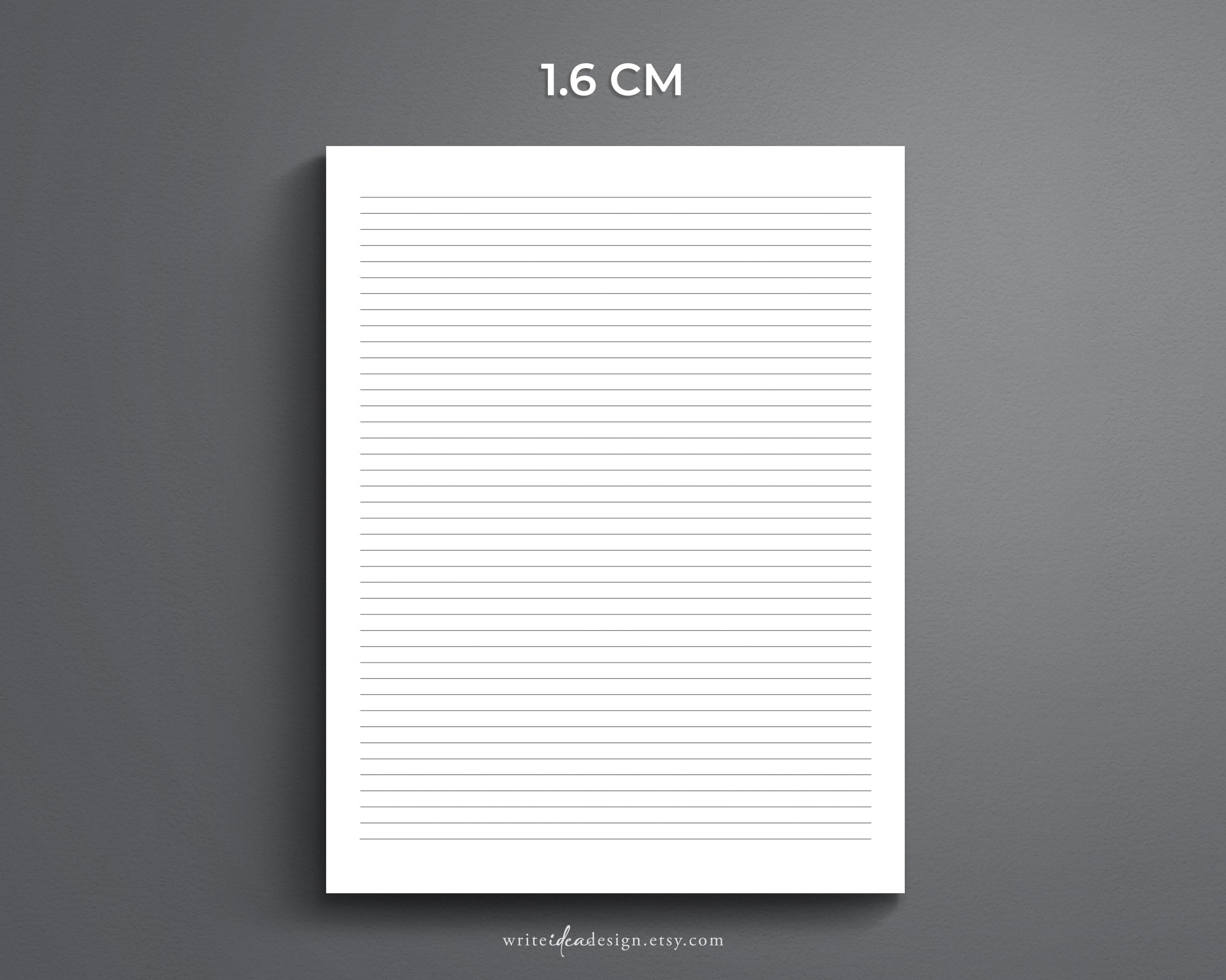 Printable Lined Paper. Wide Ruled Paper. College Ruled Paper. Digital ...