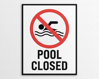 Printable Closed and Open Signs Set in US Letter, Instant Download PDF ...