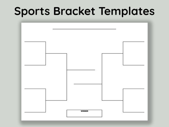 30 Tournament Brackets - Free to Edit, Download & Print