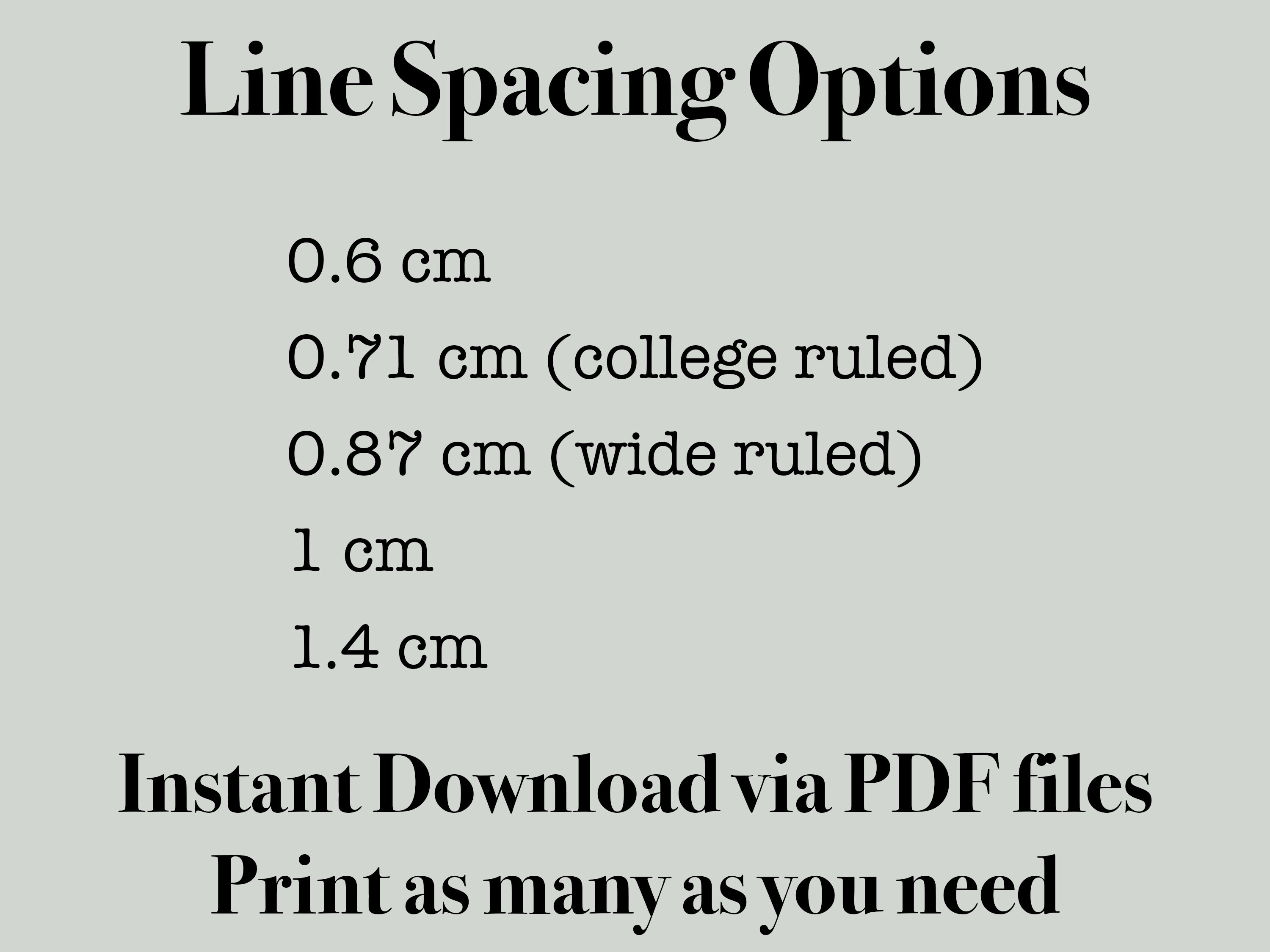 printable lined paper pdf wide ruled paper college ruled etsy