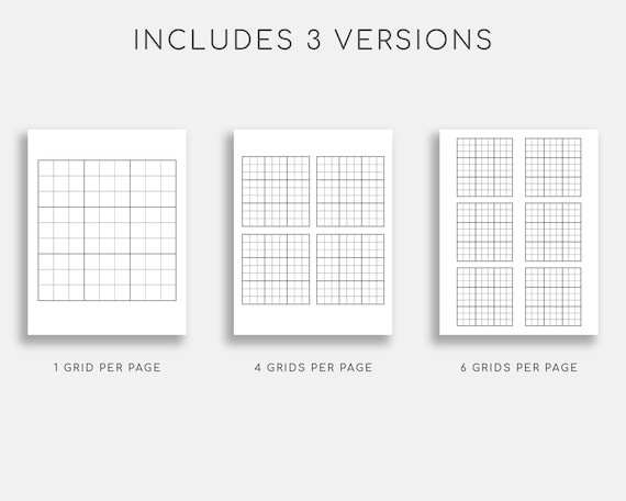 blank sudoku pages printable blank sudoku sudoku grid etsy