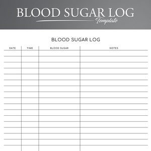 Blood Sugar Log Printable. Blood Sugar Tracker Editable Printable. Blood Glucose Tracker. Diabetic Log. Blood Sugar Log. Diabetes Tracker.