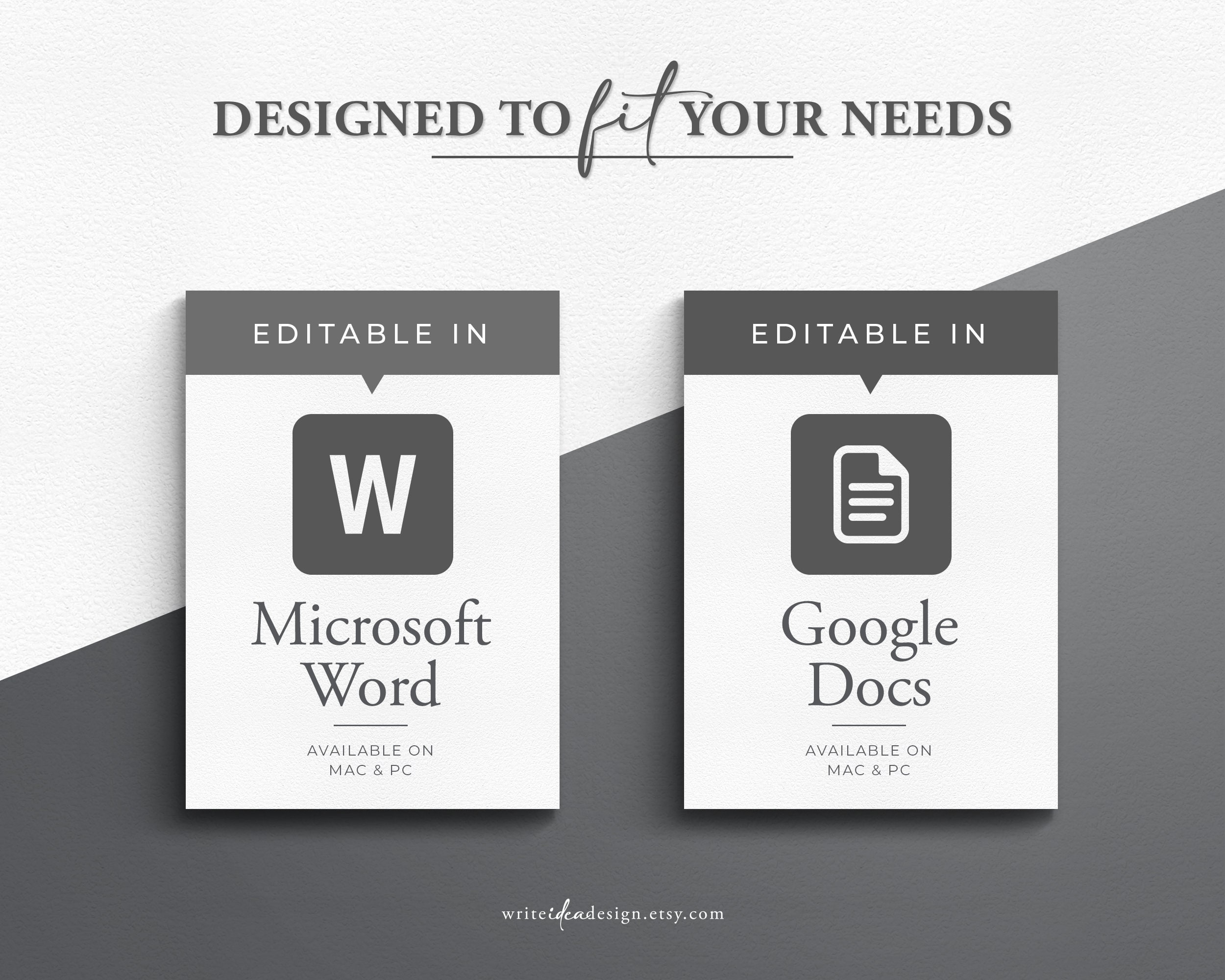 Simple Cover Letter Template Google Docs microsoft Word Etsy Australia simple-cover-letter-template-google-docs-microsoft-word-etsy-australia