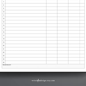 Printable Order Template. Order Form. Sales Order Template. Small ...