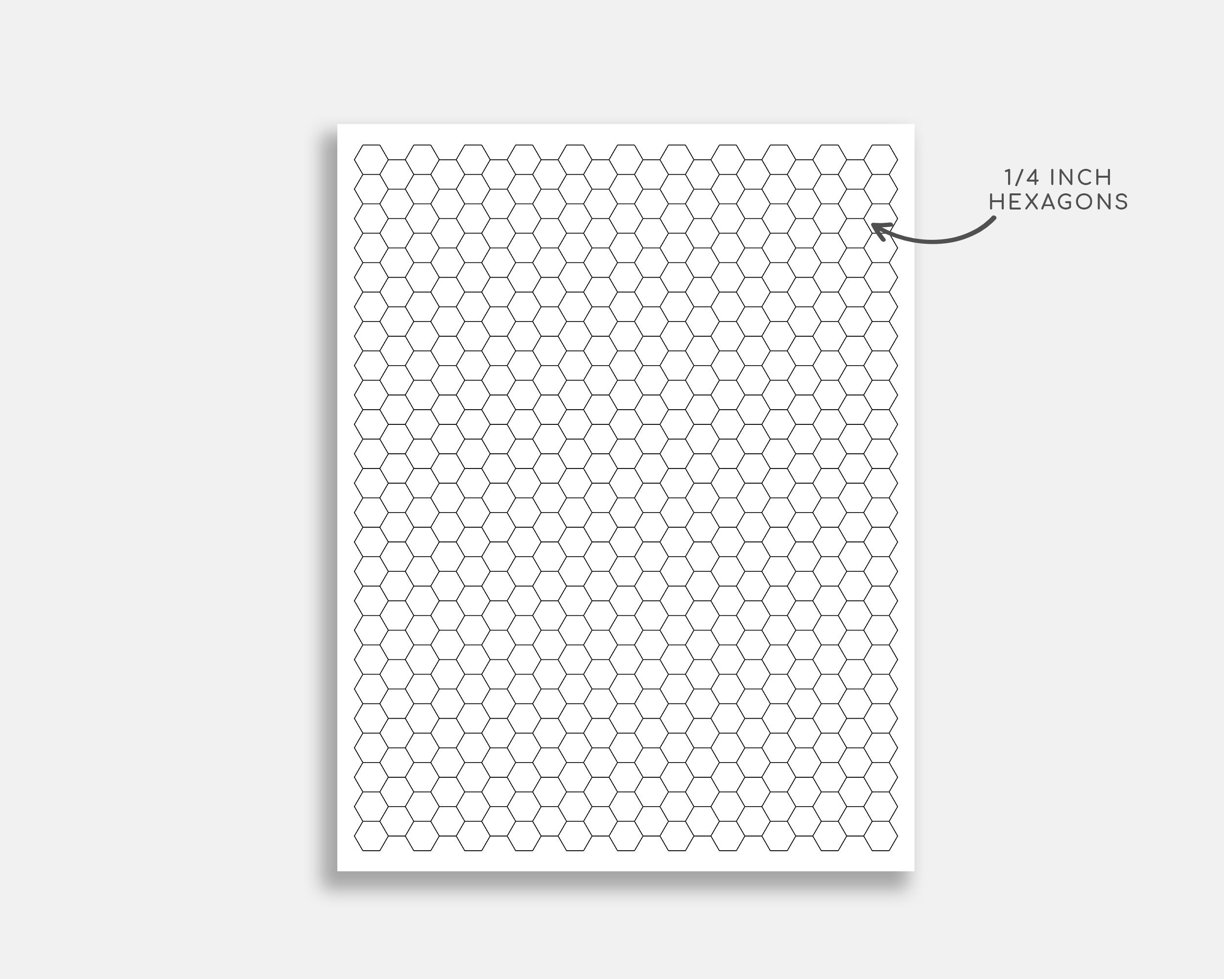 Printable Organic Chemistry Paper. Hexagon Paper. Hexagon Grid - Etsy ...