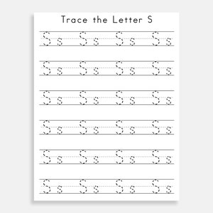Alphabet Tracing. 26 Printable Trace the Alphabet. Handwriting - Etsy
