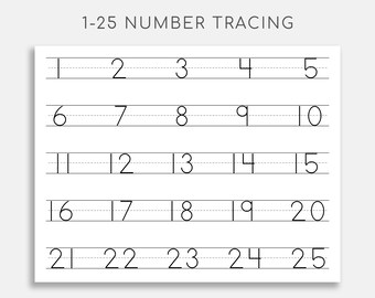 trace numbers etsy