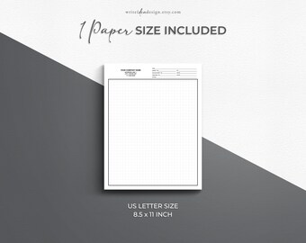 Graph Paper (MC8QX-570 pages): Metric 8mm 【トラベルサイズ