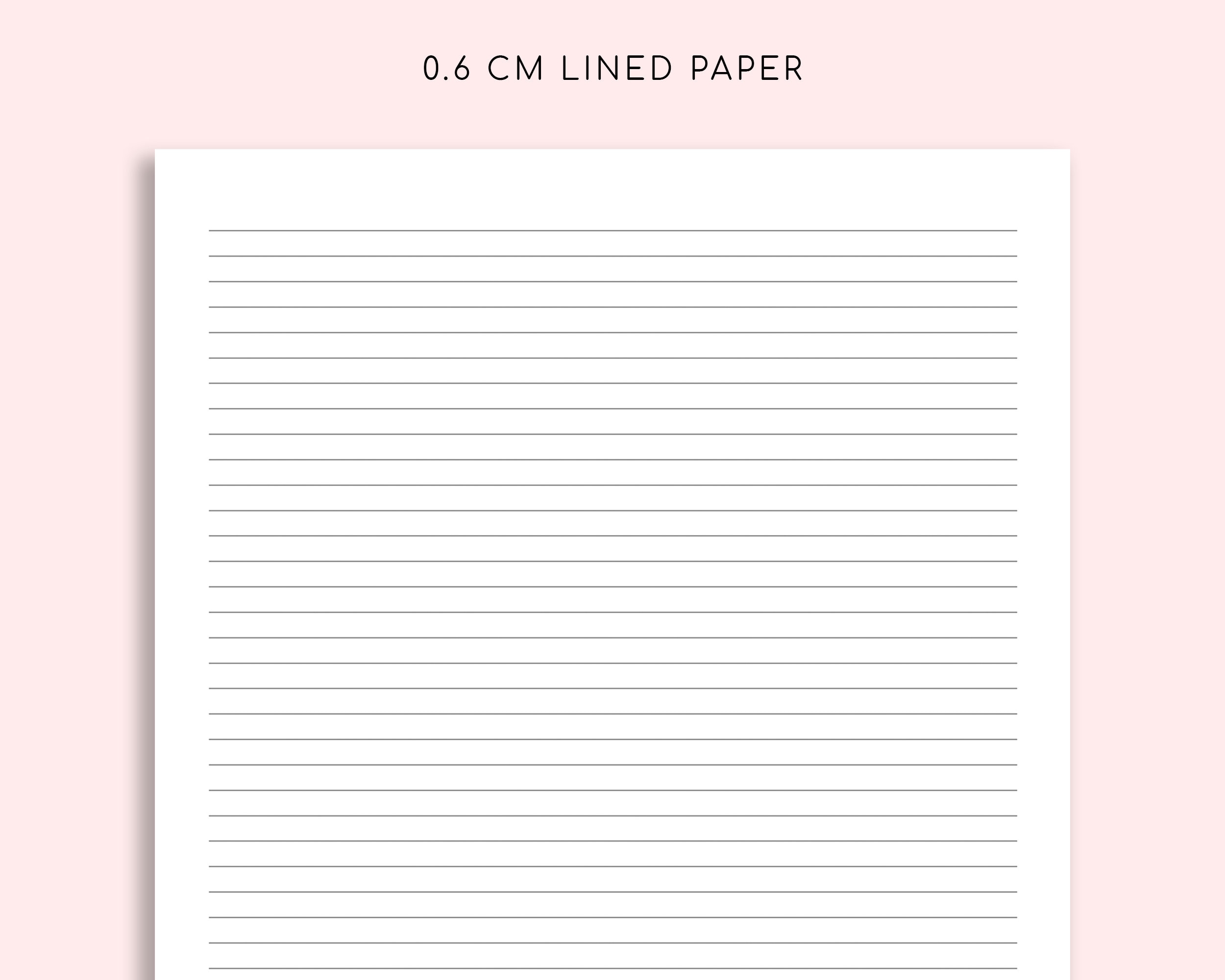 School Smart Lined Writing Paper, No Margin, 101/2 X Inches, 500