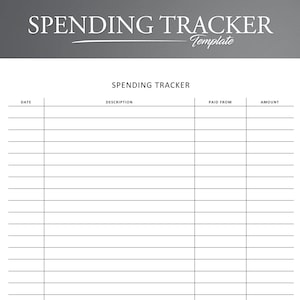 Spending Tracker. Bill Tracker. Expense Tracker.