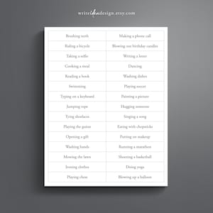 Printable Charades Set of 100 Phrases &amp; Words. Family Friendly Charades ...