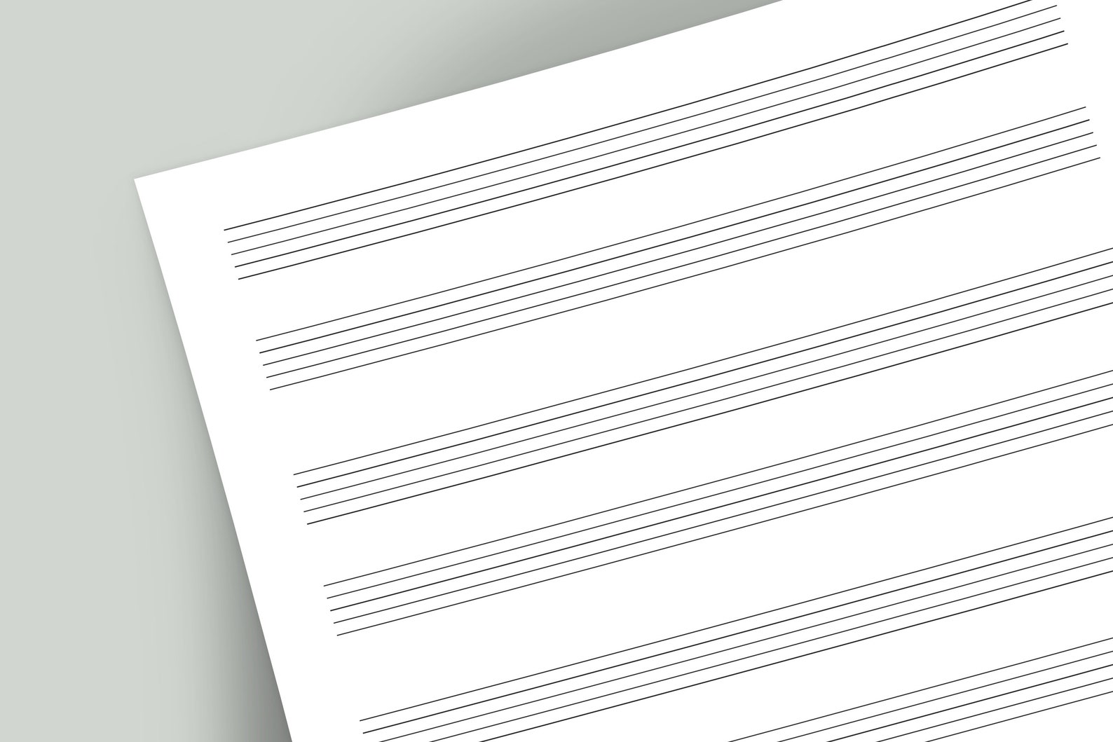 Printable Sheet Music for Letter/a4. Blank Sheet Music - Etsy