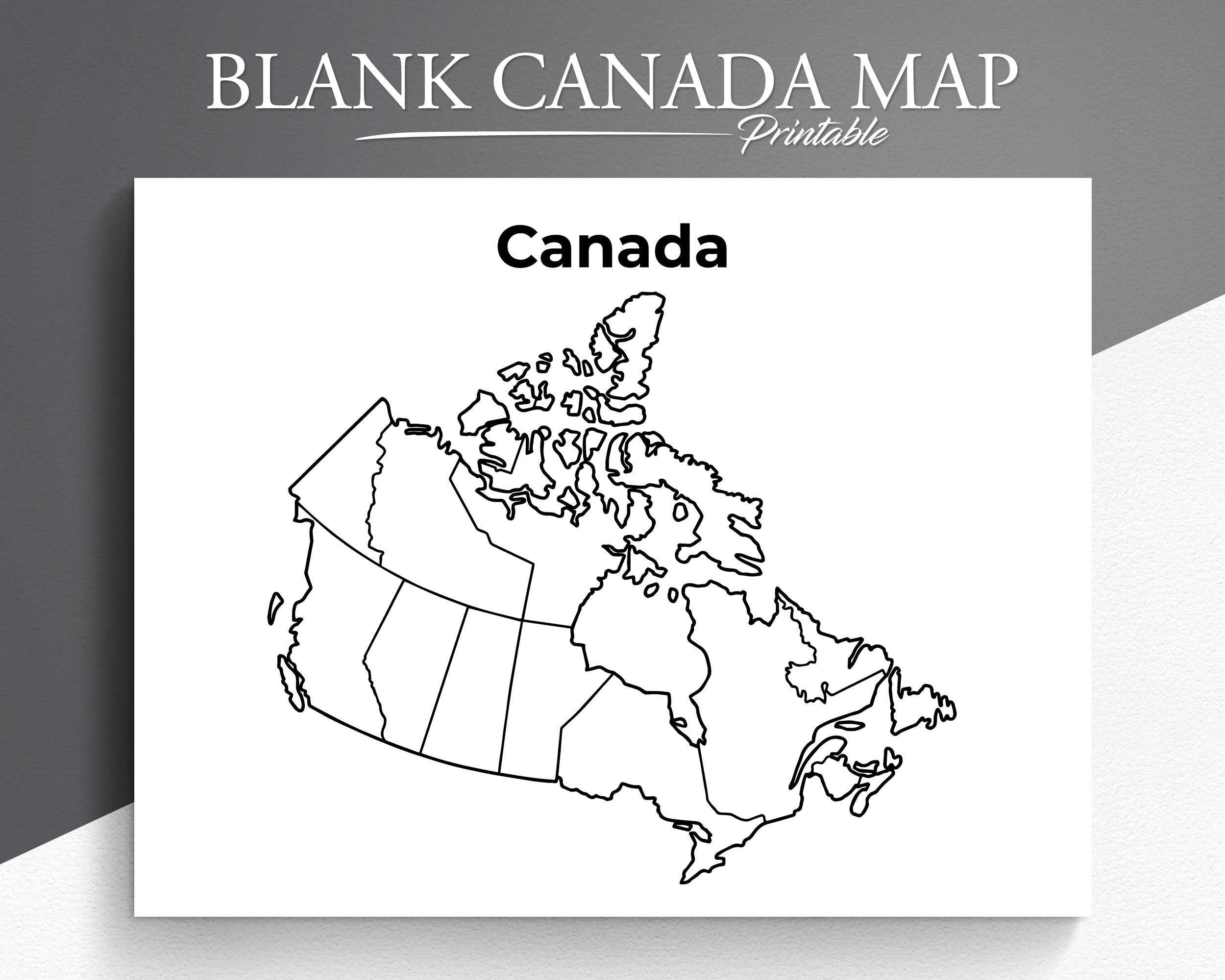 Blank Map Of Canada For Kids To - Il Fullxfull.5376393088 Oo7d 