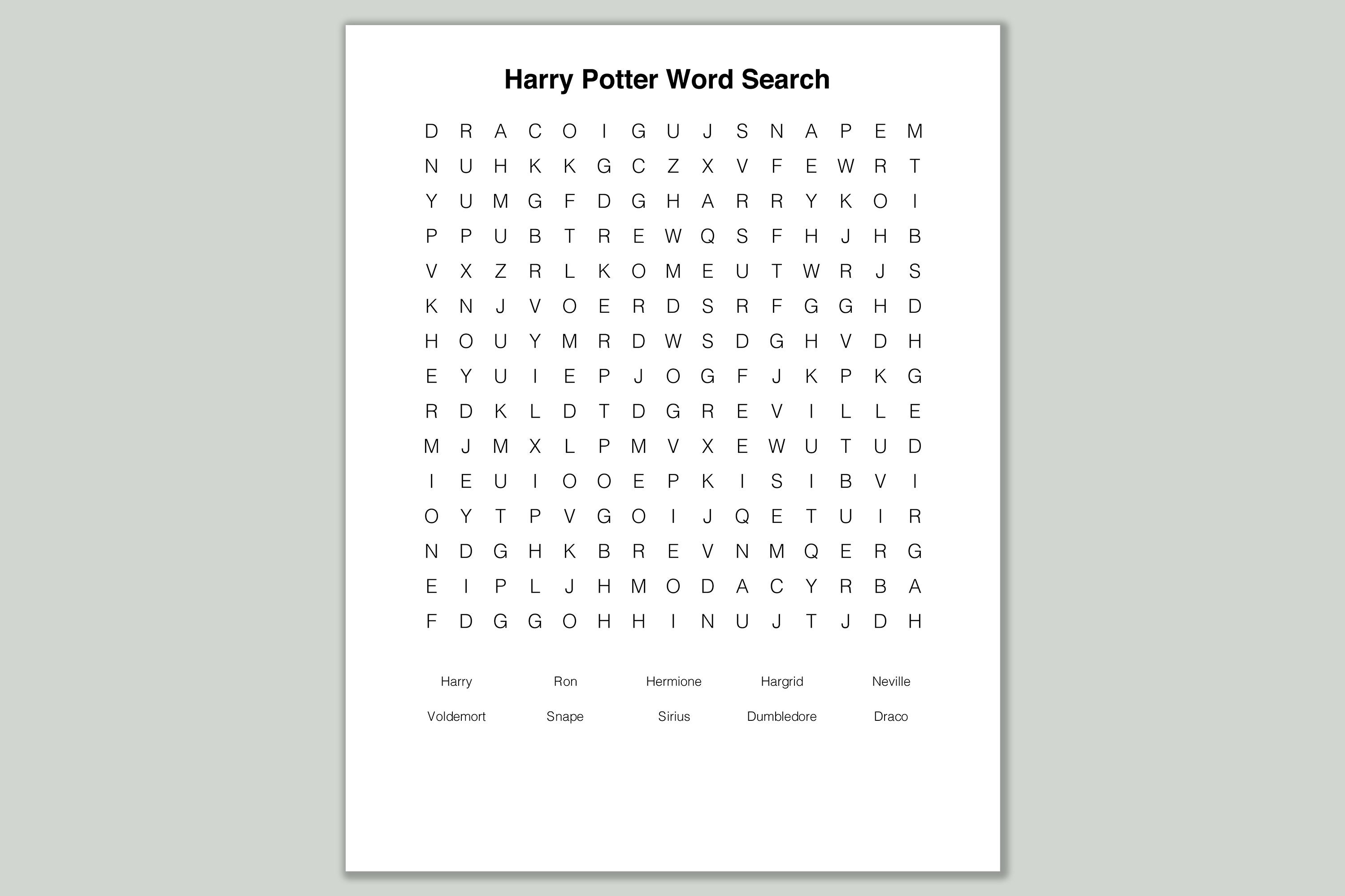 Custom Word Search. Instant Digital Download. Custom Word | Etsy