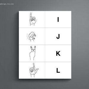 Printable Sign Language Flash Cards. ASL Flash Cards. Sign Language ...