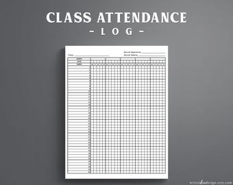 Class Record. Attendance Log. Attendance Tracker. Attendance Sheet. Classroom Attendance. Grade Book.