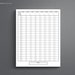 Printable Oh Hell Score Sheet PDF Format. US Letter and A4 Sizes. Oh ...