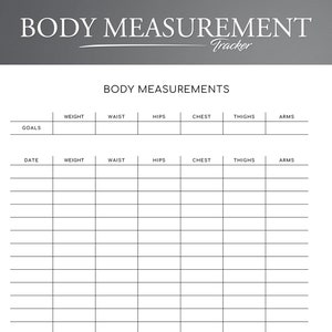 Body Measure Chart -  UK