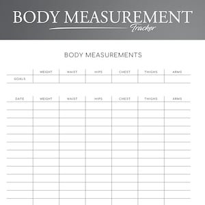 Body Measure Chart -  UK