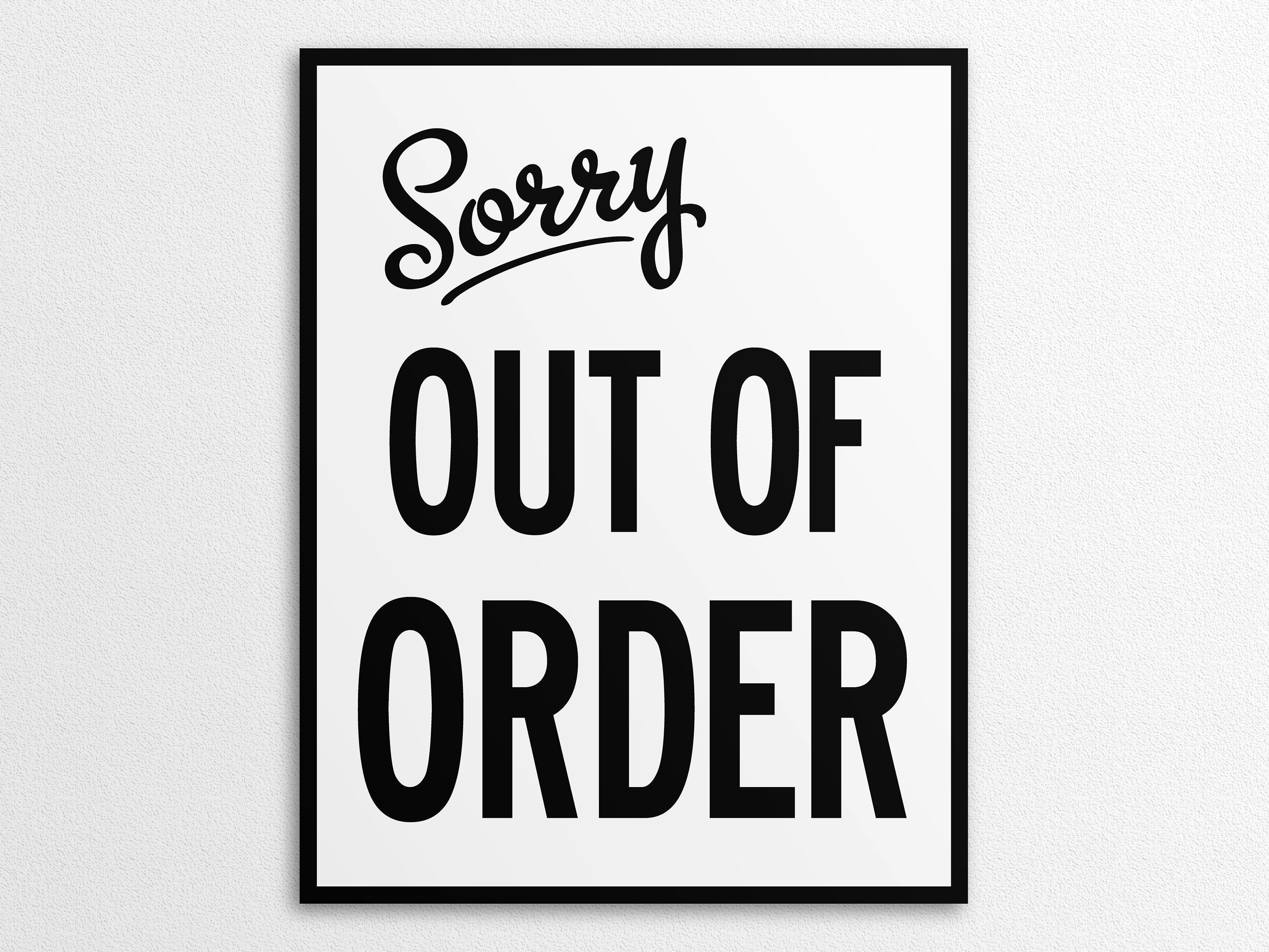 Out of Order