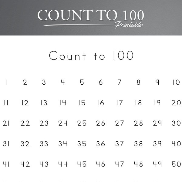 Number Blocks 1 to 100 - Etsy