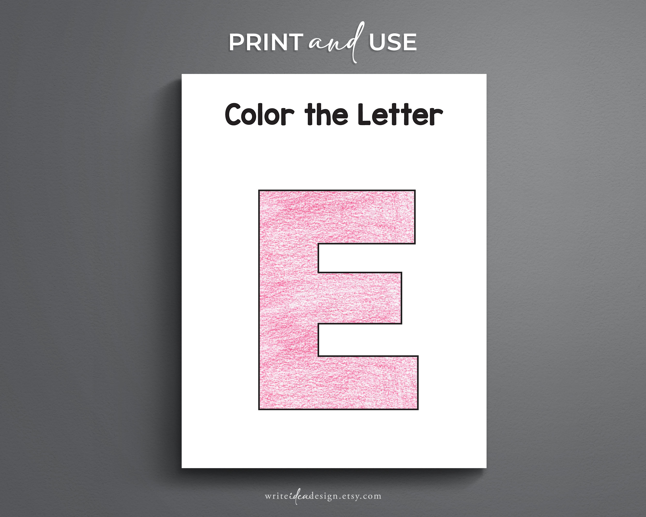 Letter of the Week Printable. Printable Alphabet. Printable - Etsy UK