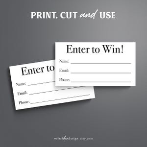 12 Raffle Ticket Printable Raffle Tickets | 12 per Page Template (PDF) - Etsy