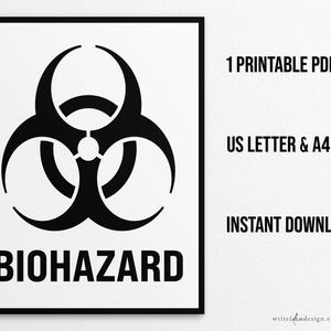 Printable Biohazard Sign in US - Il 300x300.6317223779 C56v 