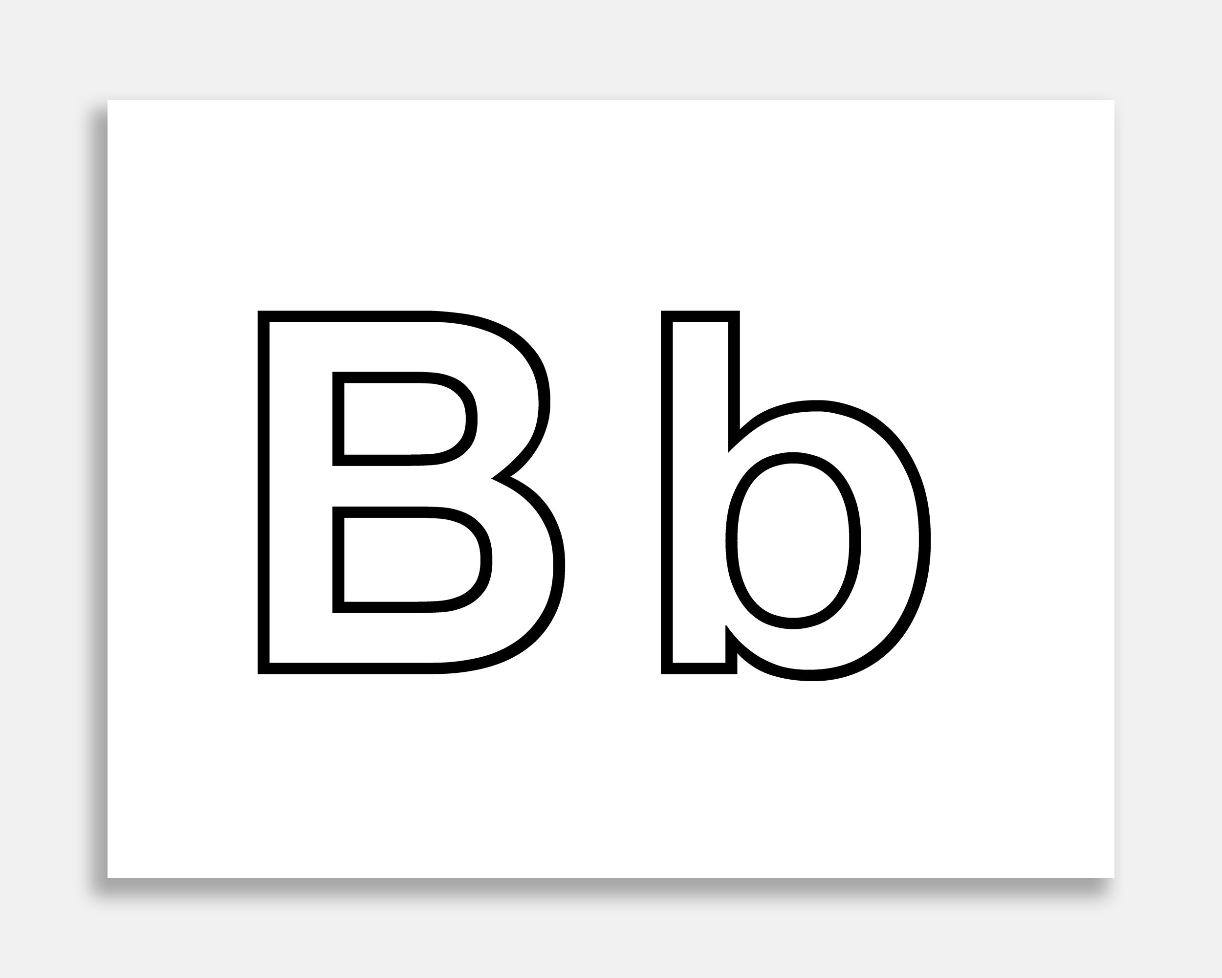 Printable Uppercase &amp; Lowercase Letters. Printable Alphabet. - Etsy