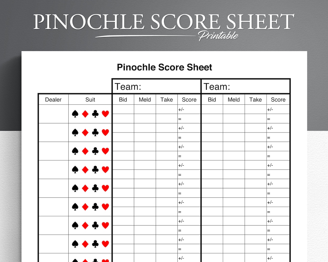 6 person pinochle hotsell