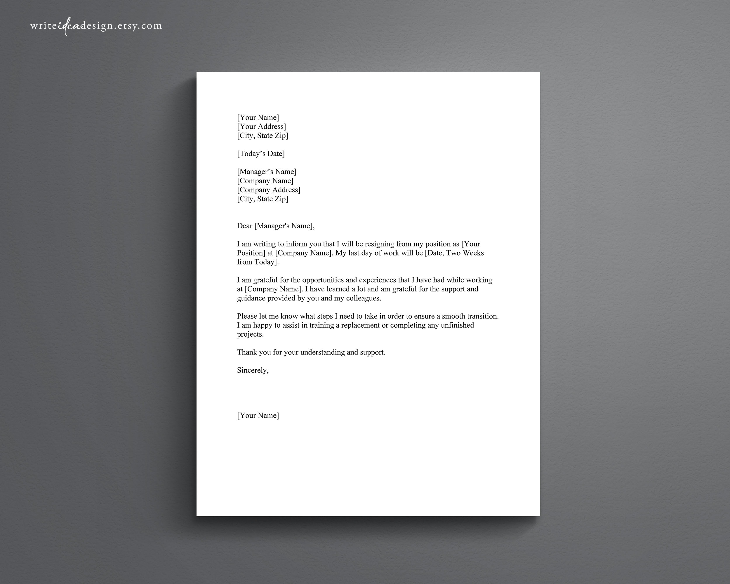 2-weeks-notice-letter-template-google-docs-microsoft-word-etsy-canada