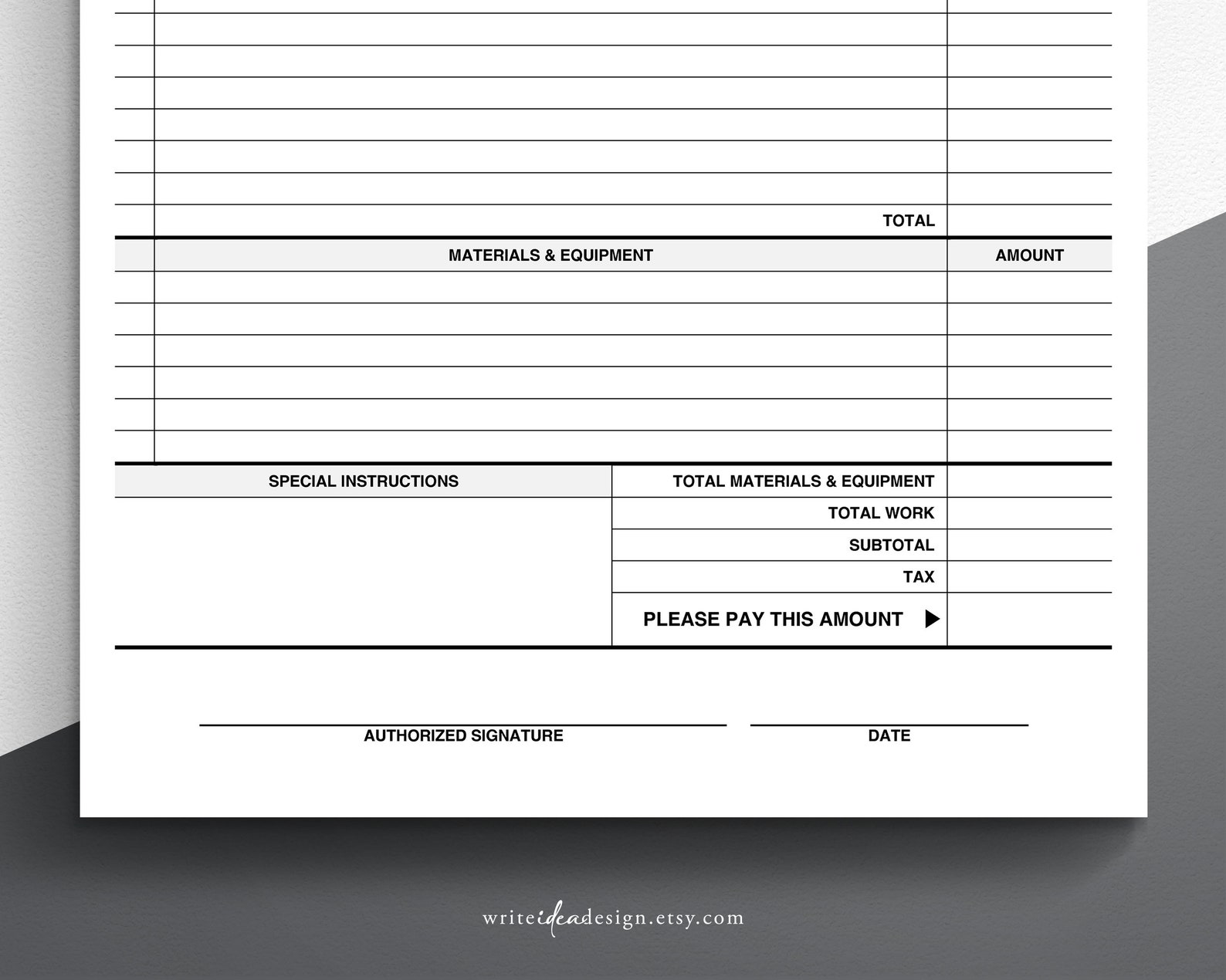 Cleaning Work Order. Pdf/google Docs/microsoft Word. Cleaning Etsy