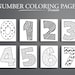 Number Coloring Pages. 0-9 Number Coloring. Printable Number Coloring ...