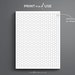 Printable Organic Chemistry Paper. Hexagon Paper. Hexagon Grid Paper ...