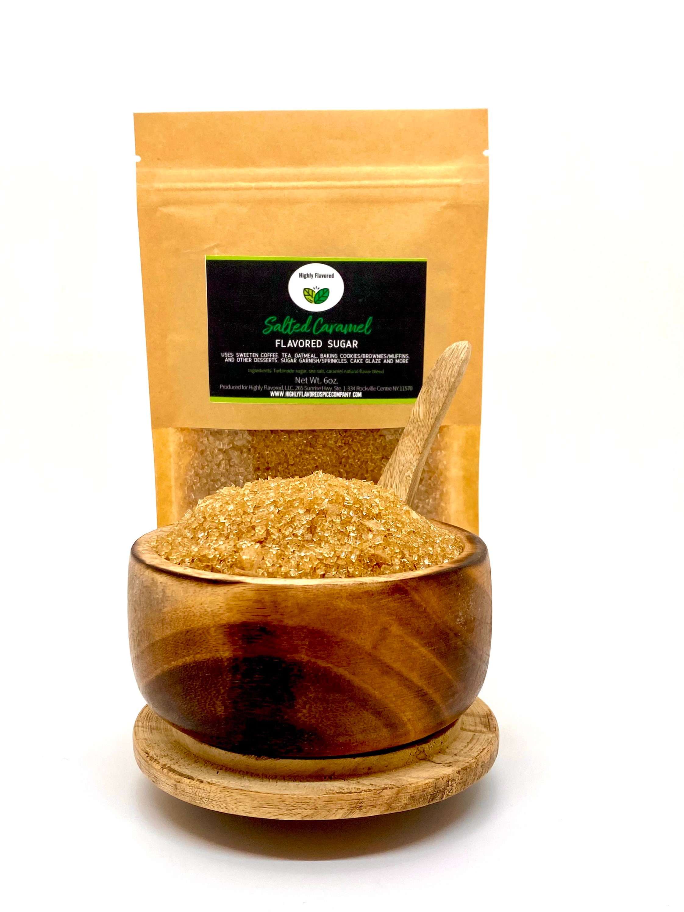 Salted Caramel Flavored Sugar Coffee Sugar Sugar Sprinkles Etsy