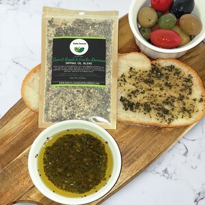 Bread Dipping Herbs, Sweet Basil & Garlic Romano, For Bread Lovers, Olive Oil Dip Spice, Dipping Oils for Bread