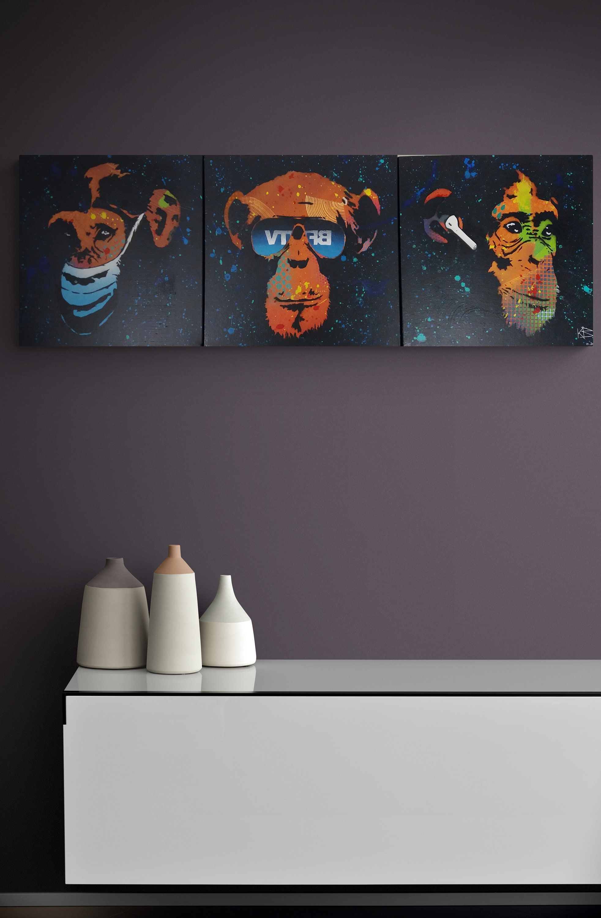 Tableau Pop Art Wise Monkey 2020?