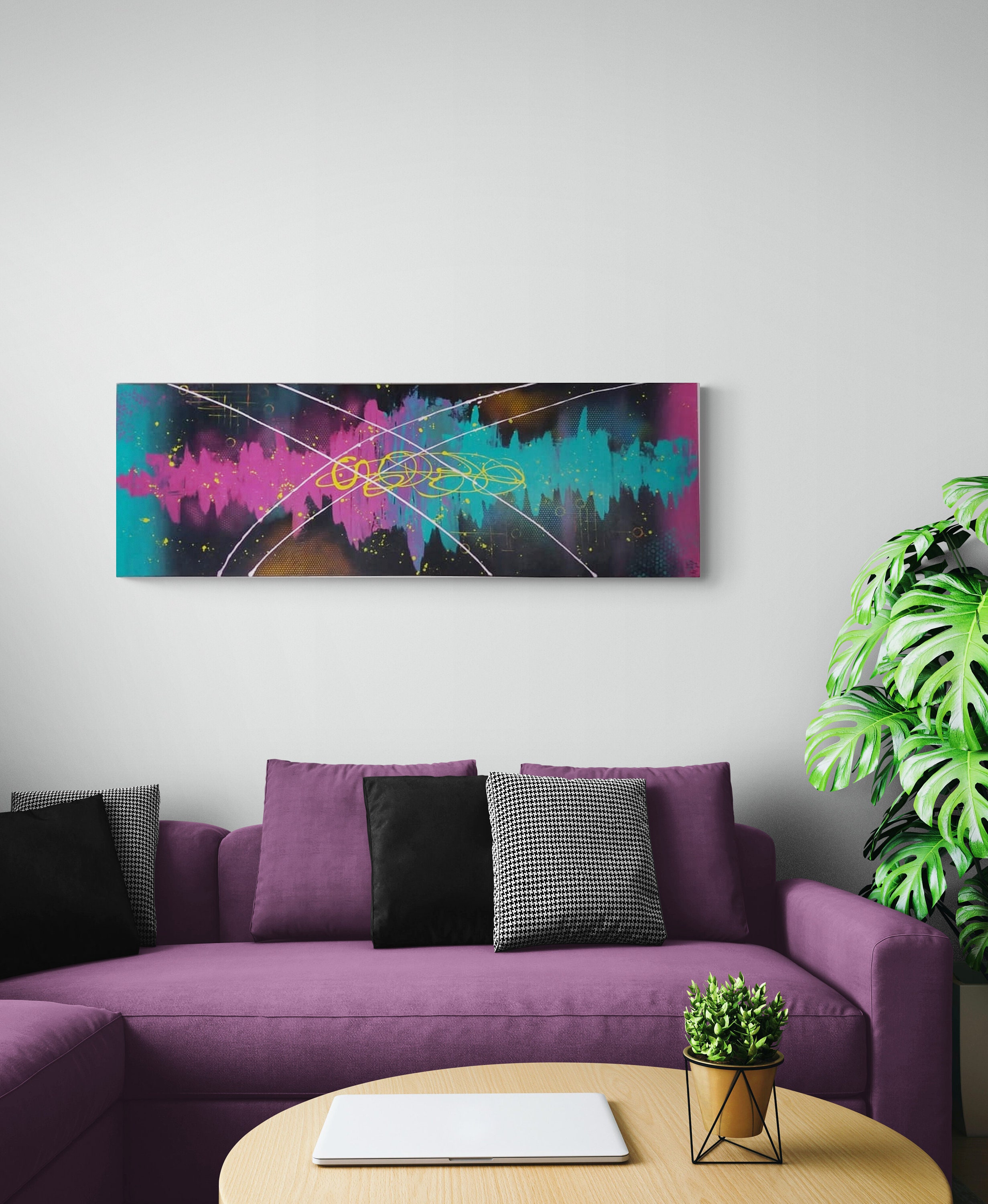 Tableau Abstrait Digital Frequency 1.0