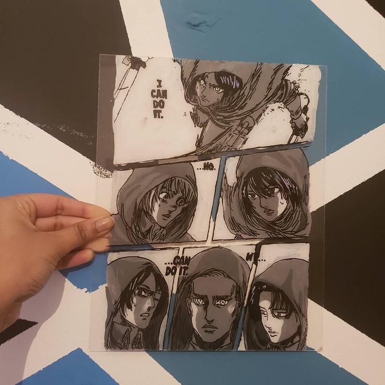 Attack On Titan Glass Painting Attack On Titan Glass Painting