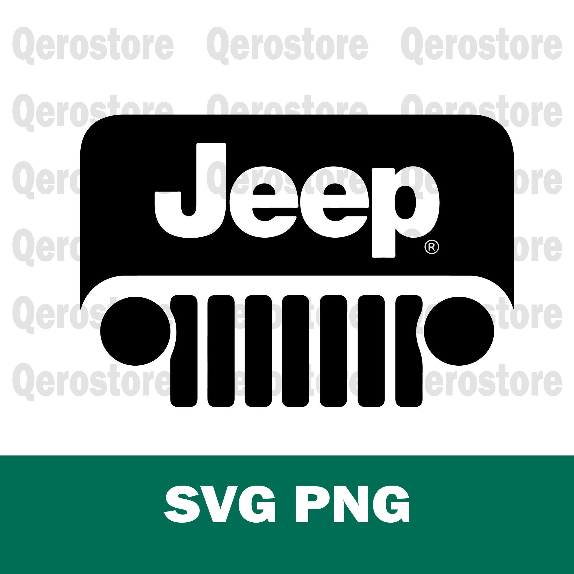 Jeep Grill SVG PNG Jeep grill SilhouetteGrill Cricut svg Etsy
